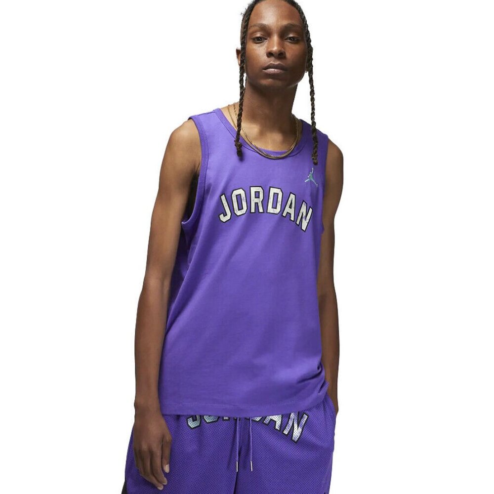 Men's Jordan Purple Sport DNA Tank Top Size Large